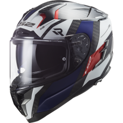 FF327 C Challenger Alloy White Blue Red - Casque...